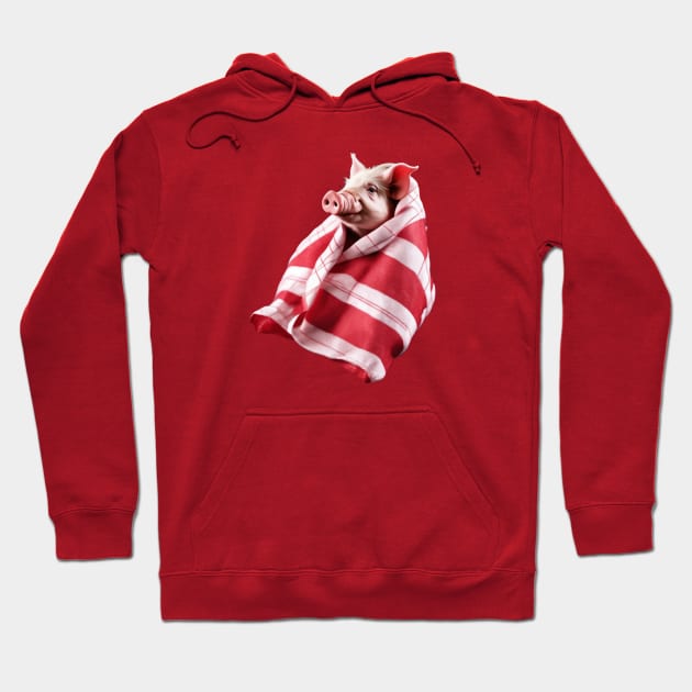 Funny Festive Pigs in Blankets Christmas Pun 2 Hoodie by taiche